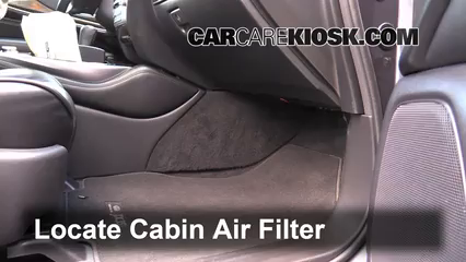 2013 Infiniti JX35 3.5L V6 Filtre à air (intérieur) Changement